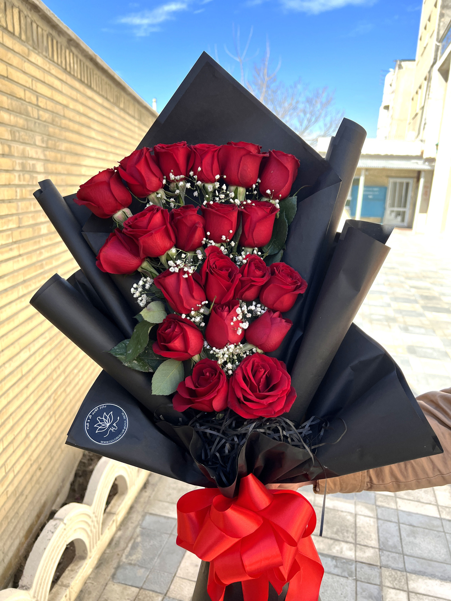 دسته گل رز دلداده