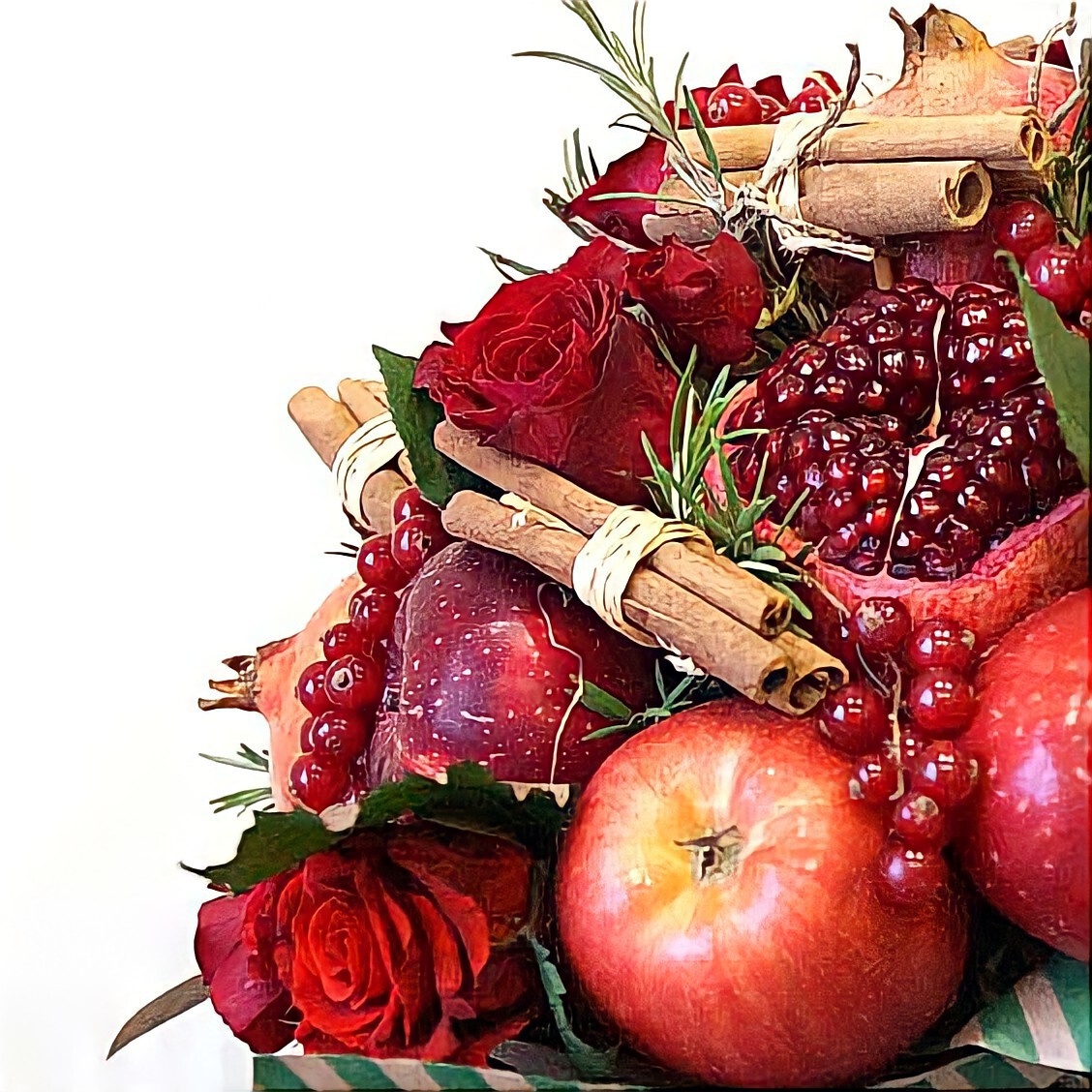  خرید دسته گل و میوه شب یلدا سفارش دسته گل و میوه 